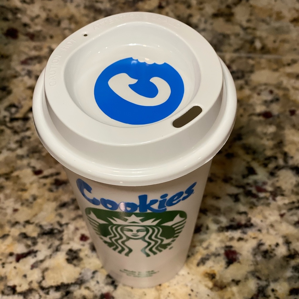 “Cookies” custom Starbucks hot reusable cup